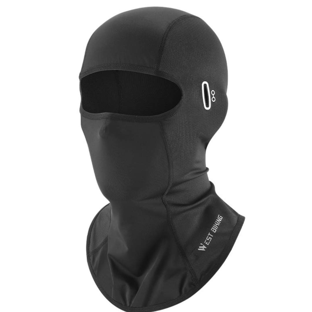 Máscara Balaclava de Ciclismo Clássico Superproteção Preto