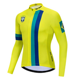 Camisa de Ciclismo Manga Longa do Brasil - Seleção Brasileira Brasil