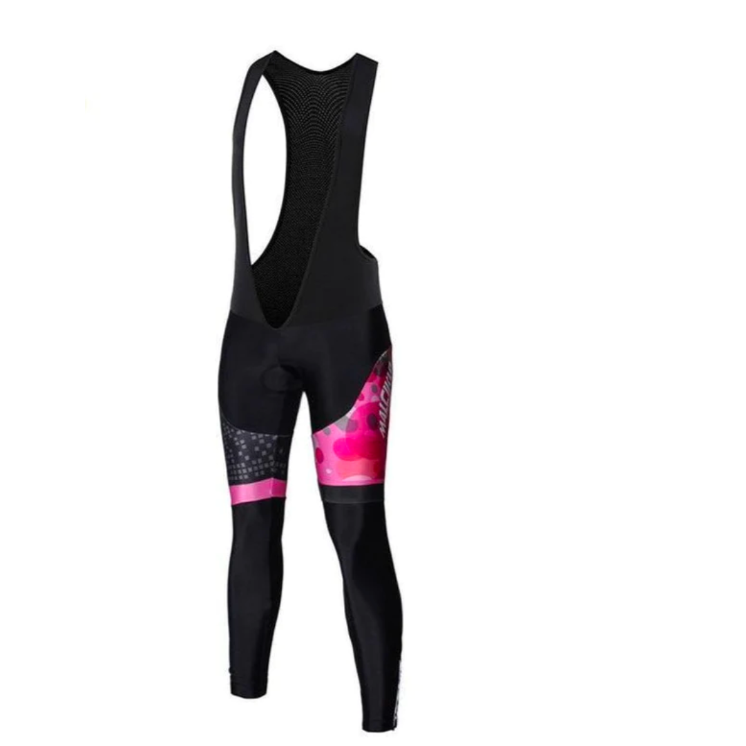 Calça Bretelle de Ciclismo Feminina com Gel Bretelle Preto