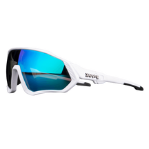 Óculos de Ciclismo & Corrida com Lentes Polarizadas Branco 1