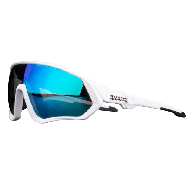 Óculos de Ciclismo & Corrida com Lentes Polarizadas Branco 1