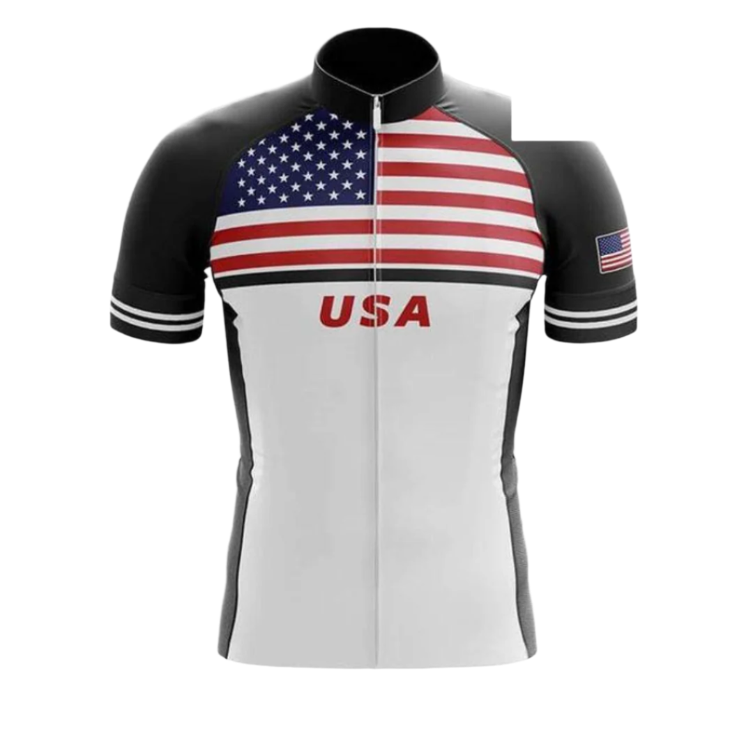 Camisa de Ciclismo Masculina dos Estados Unidos - EUA Ciclismo USA4