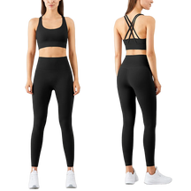 Conjunto Legging Feminino Running Sport Preto