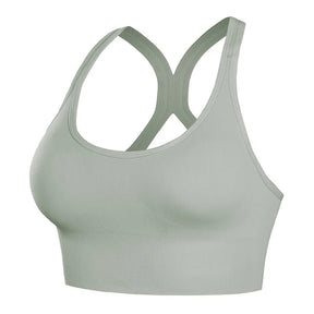 Top Fitness Esportivo Acolchoado Workout Verde