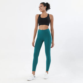 Conjunto Legging Fitness de Yoga Feminino Authentic II Preto Verde