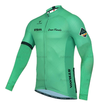 Blusa de Ciclismo Strava Anti-UV Verde Água