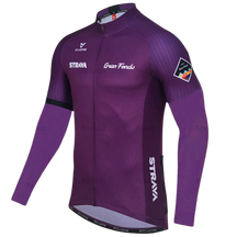 Blusa de Ciclismo Strava Anti-UV Roxo