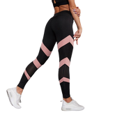 Legging Feminina Sport Fitness Preto c Rosa