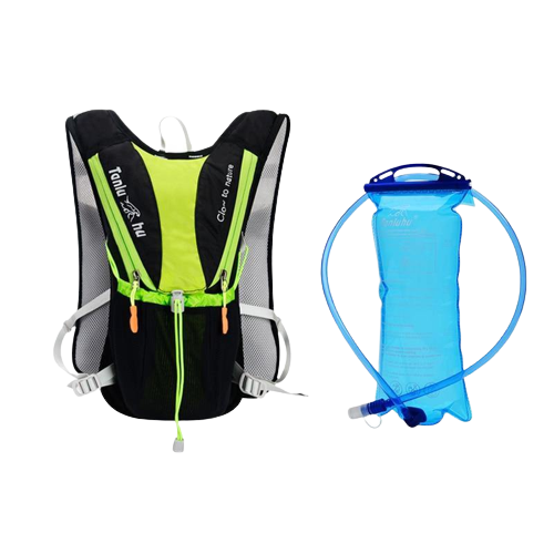 Mochila Camelback de Hidratação 2L para Corrida Preto Verde