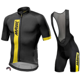 Conjunto Camisa e Bretelle de Ciclismo Mavic MTB Preto