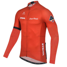 Blusa de Ciclismo Strava Anti-UV Vermelho