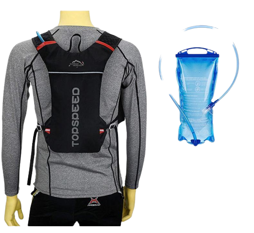 Mochila de Hidratação 1,5L Camelback para Ciclismo Ultraboost Preto 1,5L