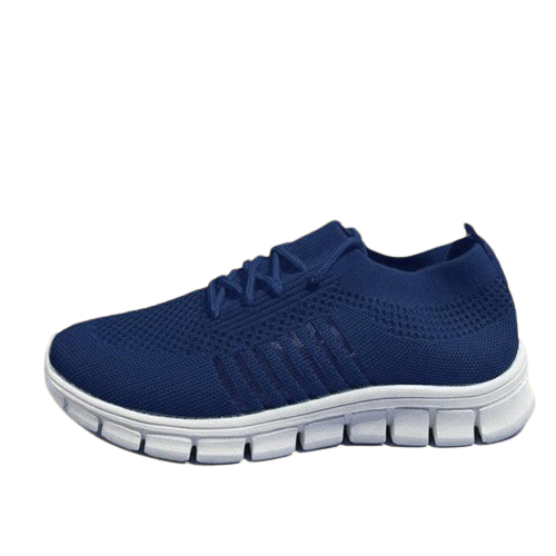 Tênis de Corrida Vulcanizado Feminino Azul Marinho