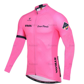 Blusa de Ciclismo Strava Anti-UV Rosa