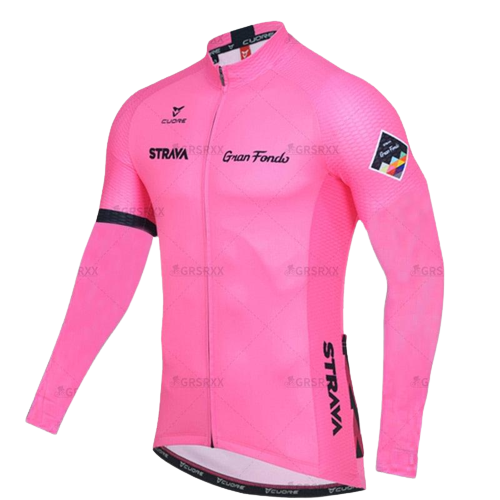 Blusa de Ciclismo Strava Anti-UV Rosa