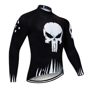 Conjunto de Ciclismo Manga Comprida Masculino Skull