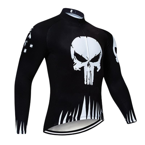 Conjunto de Ciclismo Manga Comprida Masculino Skull