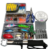 Kit Profissional Completo de Pesca Isca 165 Peças RDI Sports® Completo com 165 Peças