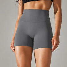 Short Fitness Feminino Running Workout Cinza