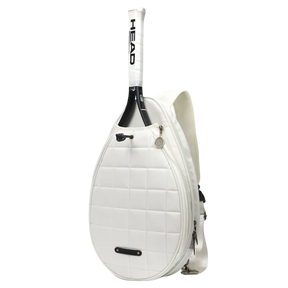 Mochila para Raquete de Beach Tennis e Padel - Raqueteira Profissional Plus Branco