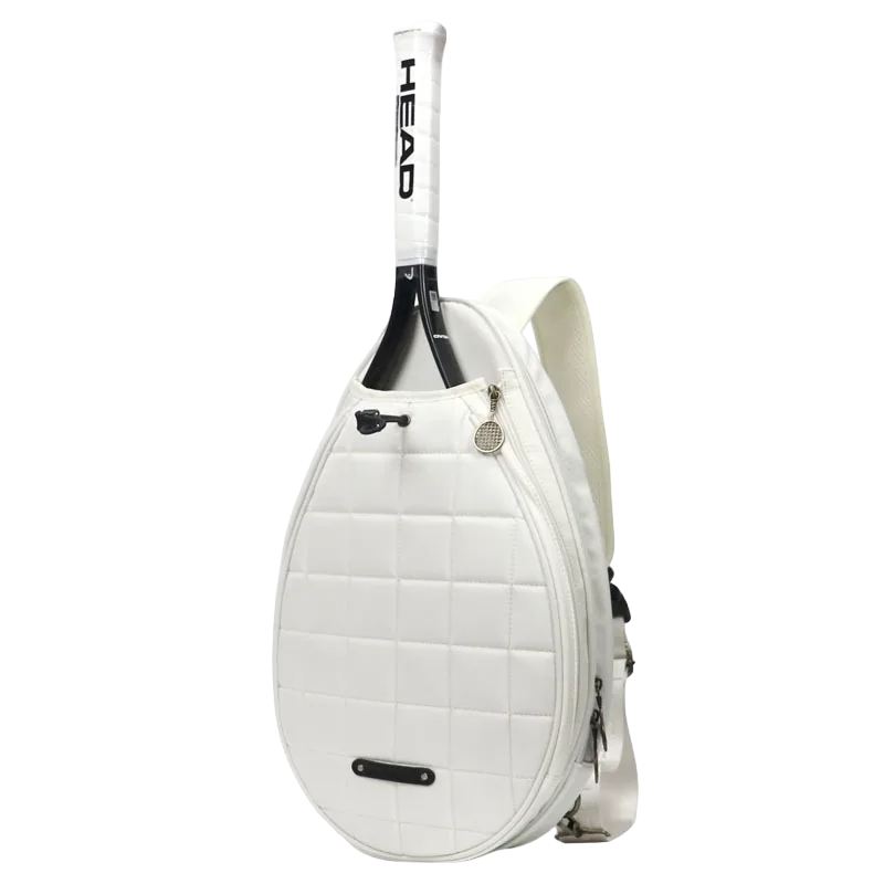 Mochila para Raquete de Beach Tennis e Padel - Raqueteira Profissional Plus Branco