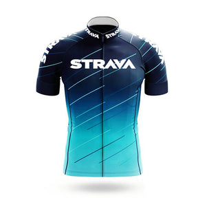 Camisa de Ciclismo Strava Elite Azul