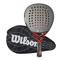 Raquete de Padel Wilson Carbon Profissional Wilson 400 - Preto