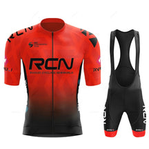 Conjunto de Ciclismo Profissional RCN Respirável Vermelho