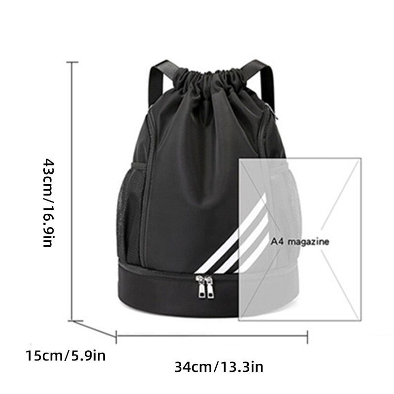 Mochila Esportiva para Bola Basquete Corrida Impermeável