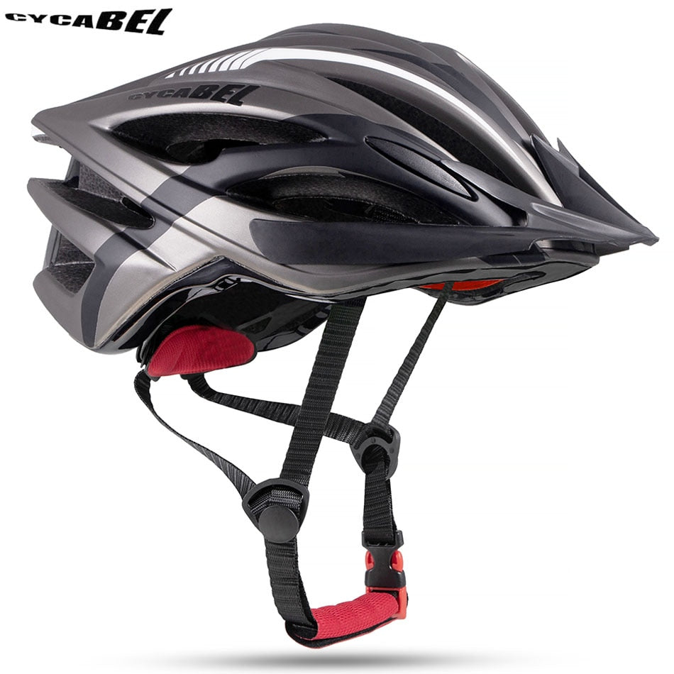 Capacete para Ciclismo com LED Ultra Light MTB Cycabel Titanium