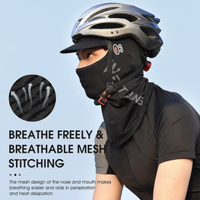 Kit Máscara Balaclava + Boné de Ciclismo Summer Proteção