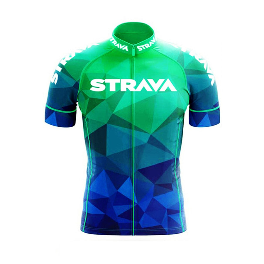 Camisa de Ciclismo Strava Elite Verde