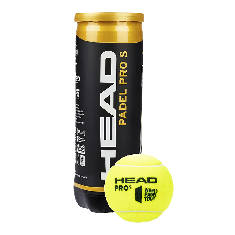 Kit Bola Head Padel Performance Tubo 3 Unidades Head Padel Pro S