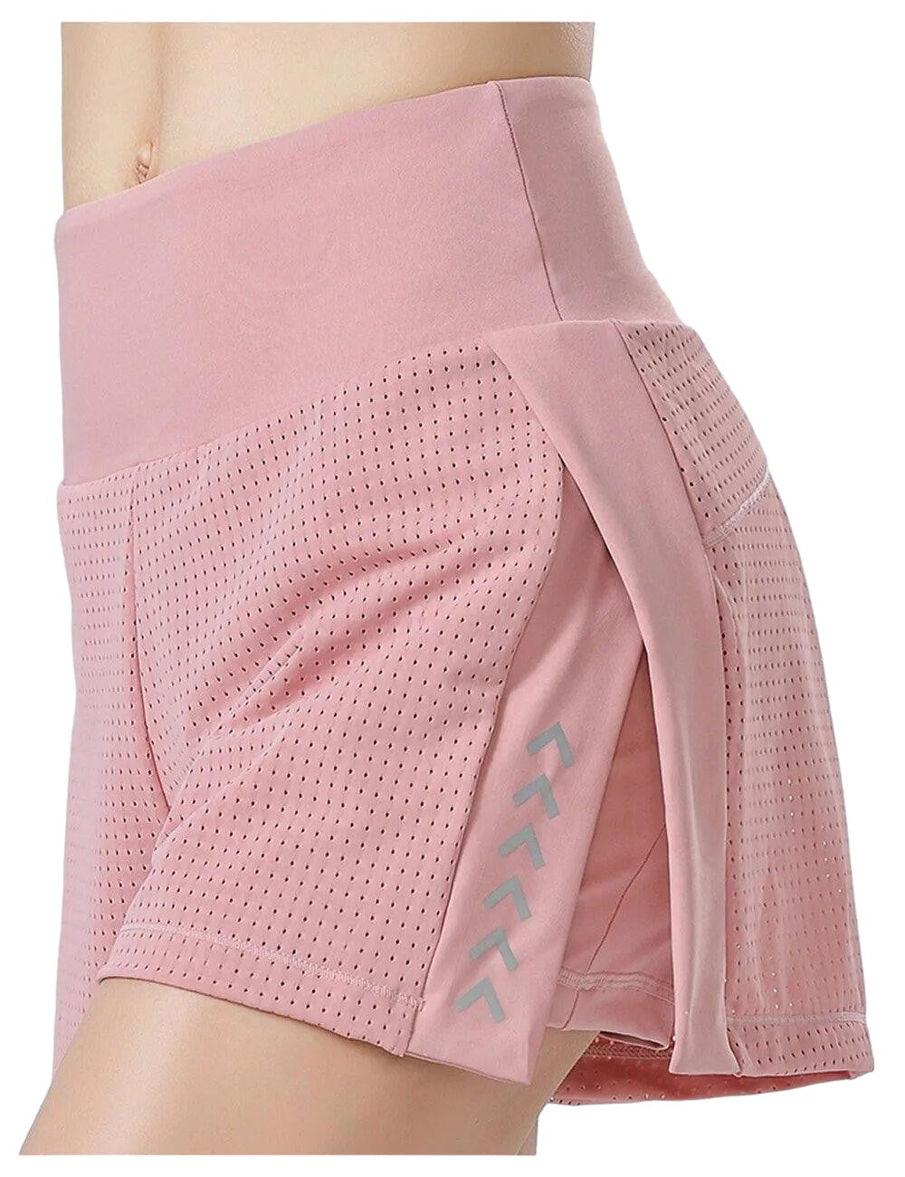 Short Saia Esportivo Dual Motion Rosa