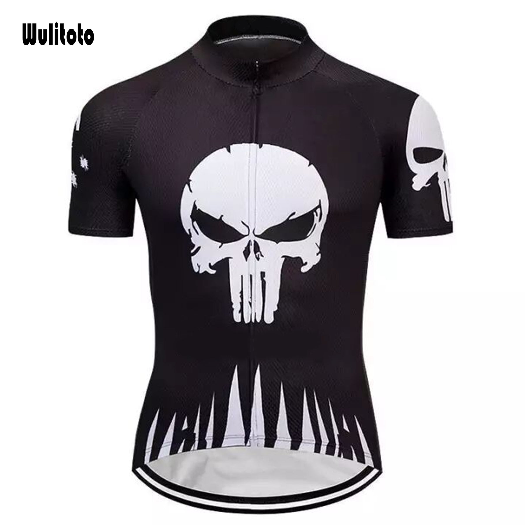 Camisa de Ciclismo Skull - Manga Comprida e Curta Curta