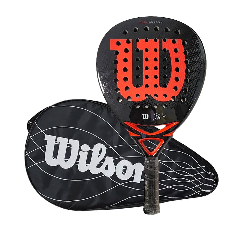 Raquete de Padel Wilson Carbon Profissional Wilson 350 - Vermelho