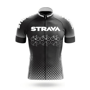 Camisa de Ciclismo Strava Elite Cinza