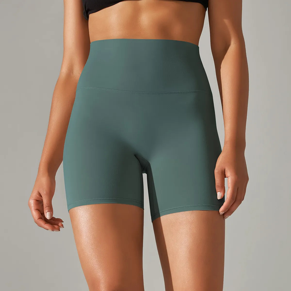 Short Fitness Feminino Running Workout Verde Escuro