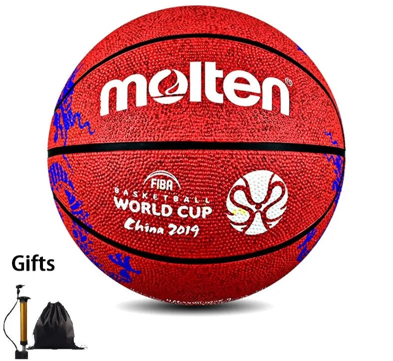 Bola de Basquete Molten FIBA Basketball World Cup 2019 Vermelho