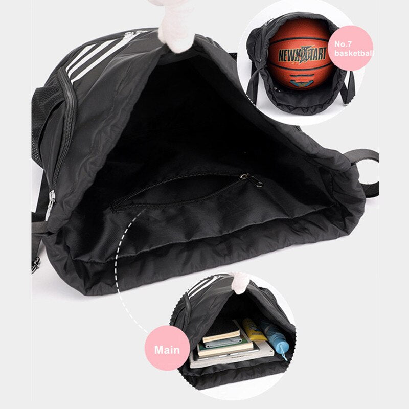 Mochila Esportiva para Bola Basquete Corrida Impermeável