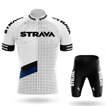 Conjunto de Ciclismo Strava Minimal Authentic Branco Bermuda