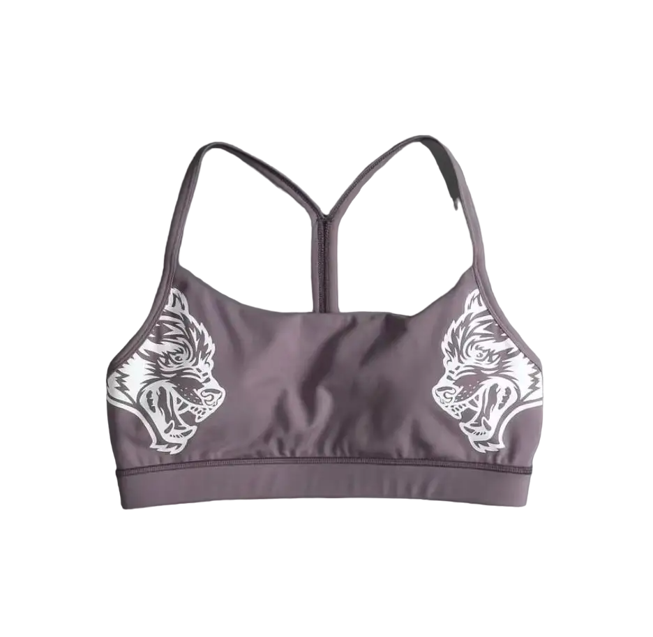 Top Esportivo Feminino Fitness Wolves Rosa