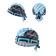 Bandana Ciclismo Ajustável Proteção UV50 Azul