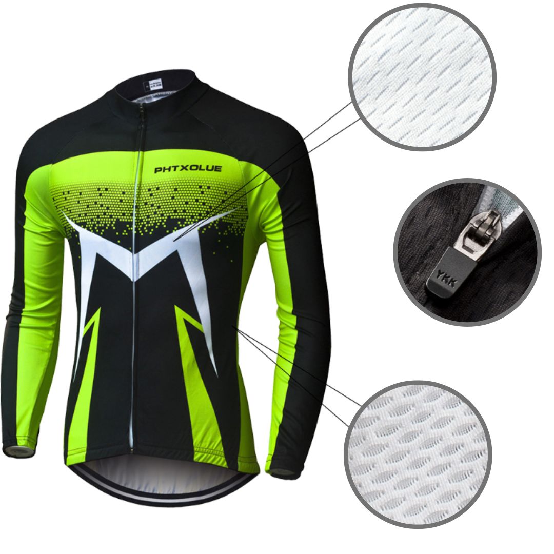 Conjunto Ciclismo Térmico Tinanium Max Masculino Para Inverno