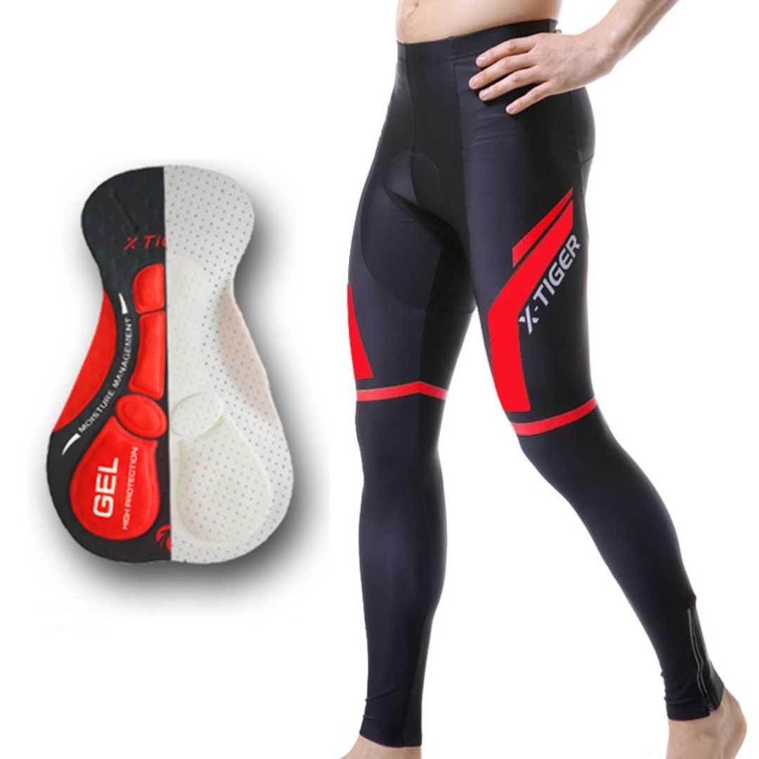 Calça Ciclismo X-Tiger Profissional com Absorção de Suor e Almofada Gel 5D