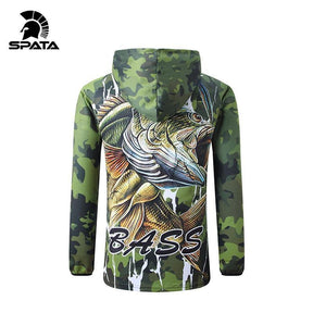 Camisa Camuflada Manga Comprida para Pesca King Fish