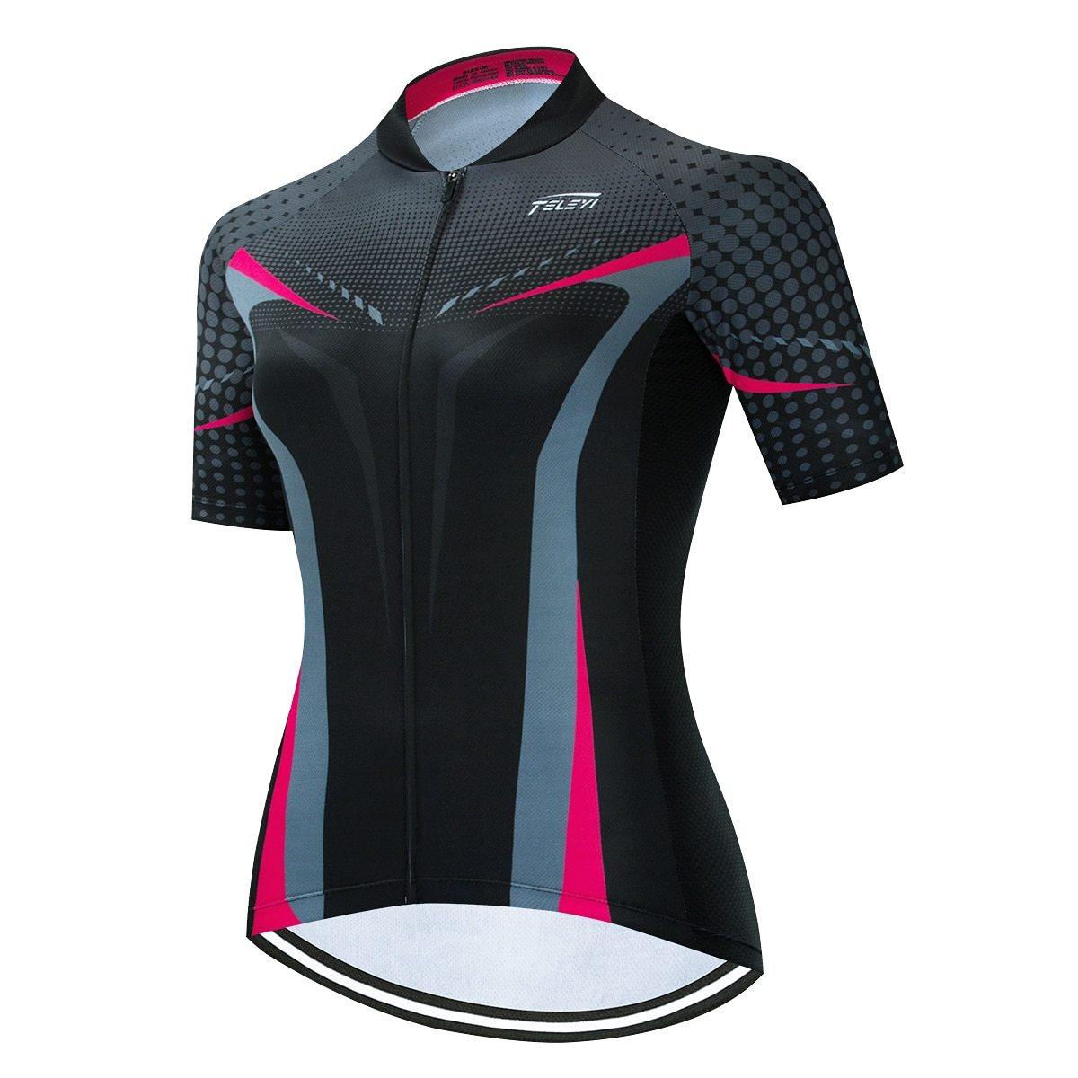 Camisa de Ciclismo Feminina Verão Ultraboost Preto