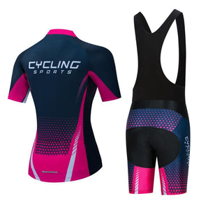 Conjunto Roupa de Ciclismo Feminino Pro Cycling