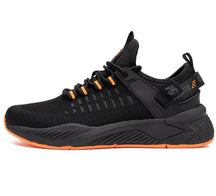 Tênis Mesh Running Preto Laranja