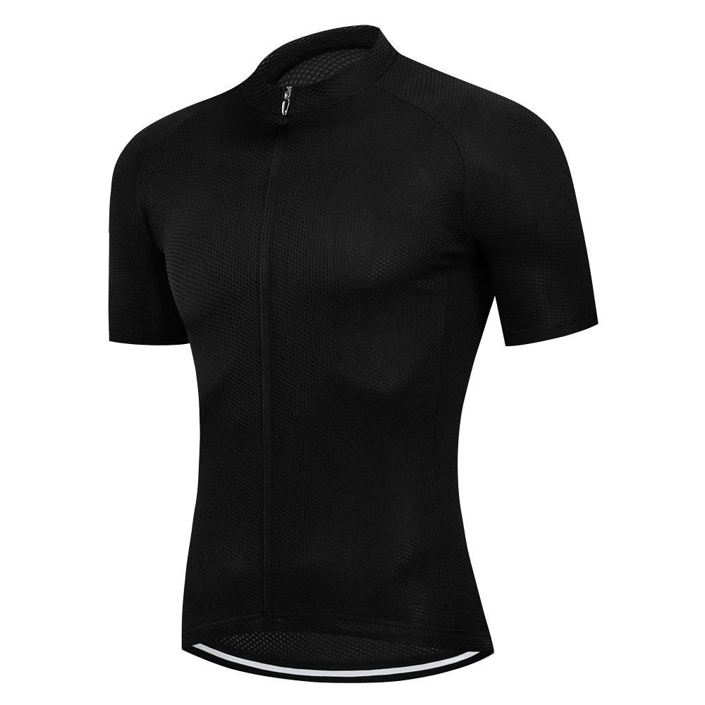 Camisa Esportiva Ciclismo Masculina Secagem Rápida Preto